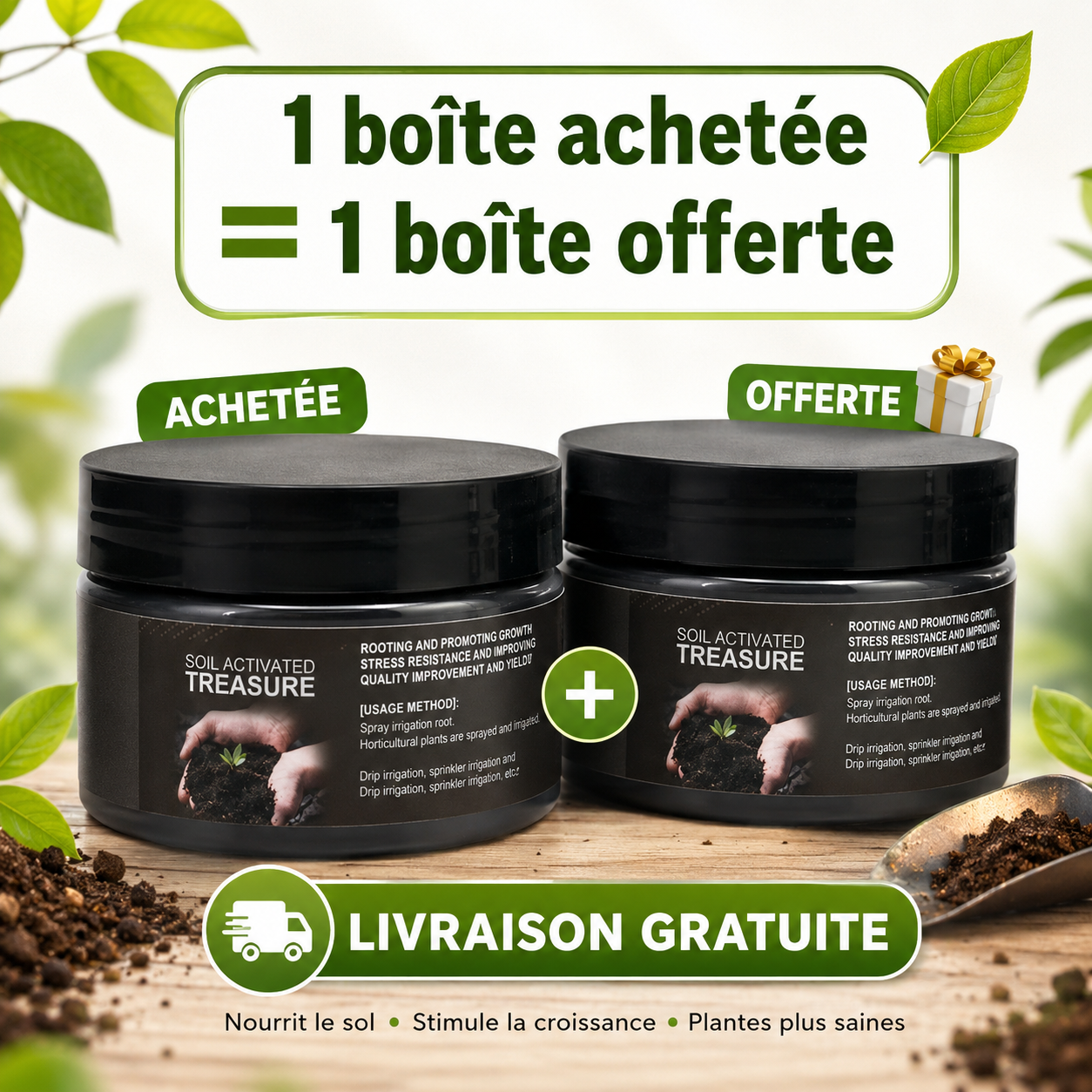 Activateur de Sol Naturel – Régénérateur pour Plantes
